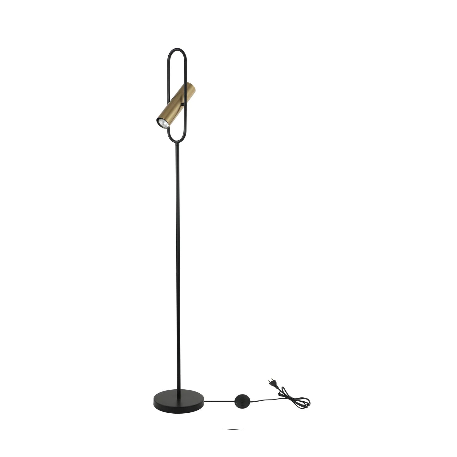 Chericoni Reggio Floor Lamp - 1 light - Ø22cm - GU10 - Black / Gold