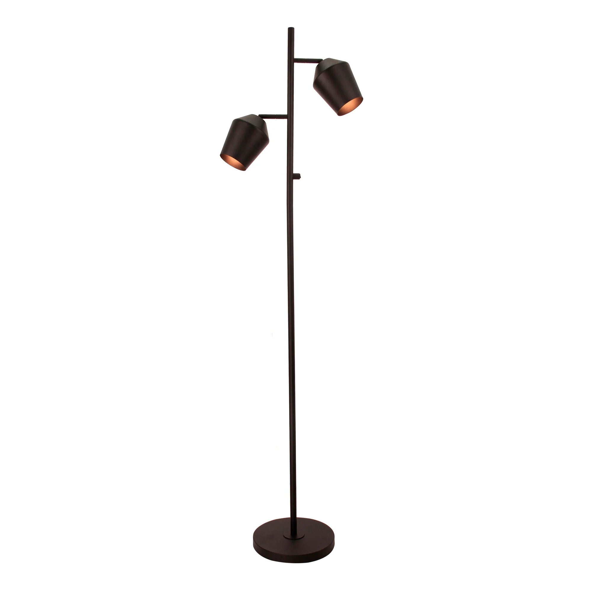 Chericoni Tavola Podna Lampa - 2 svjetla - E27 - Crna