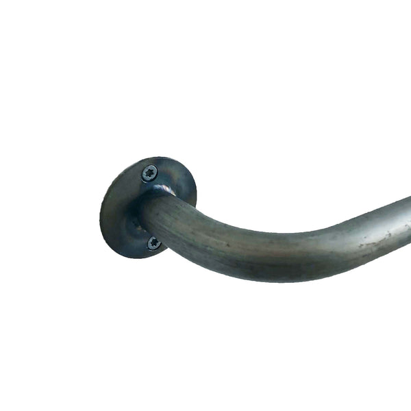 Industrial Toilet Roll Holder Matte Chrome