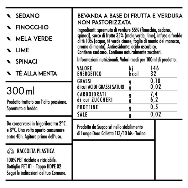SUQQO SPA ricco di Verdura