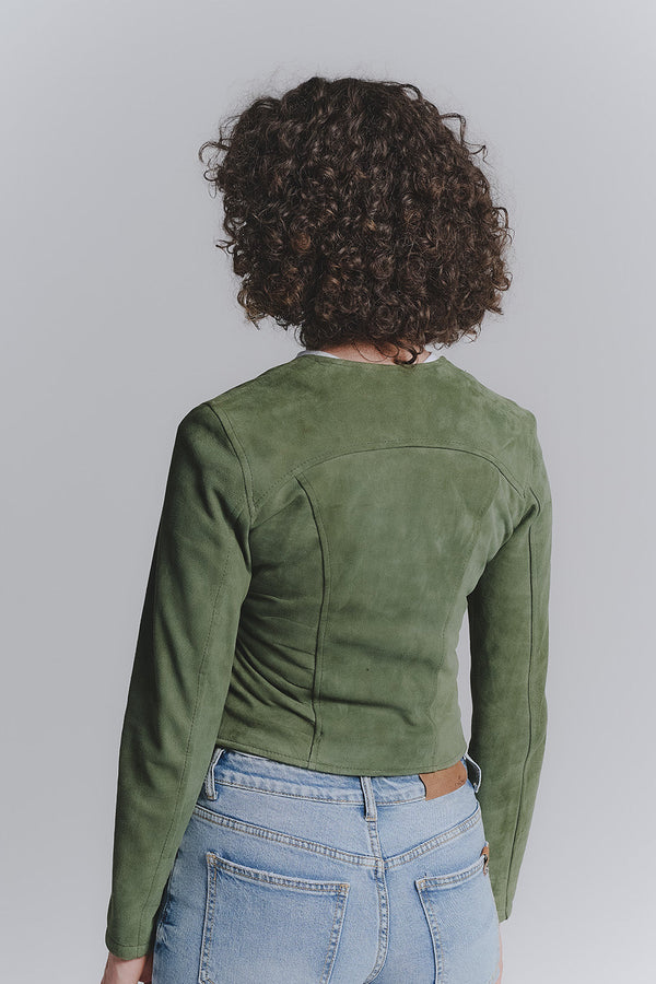 Ire Corto Camoscio Sfoderato Verde