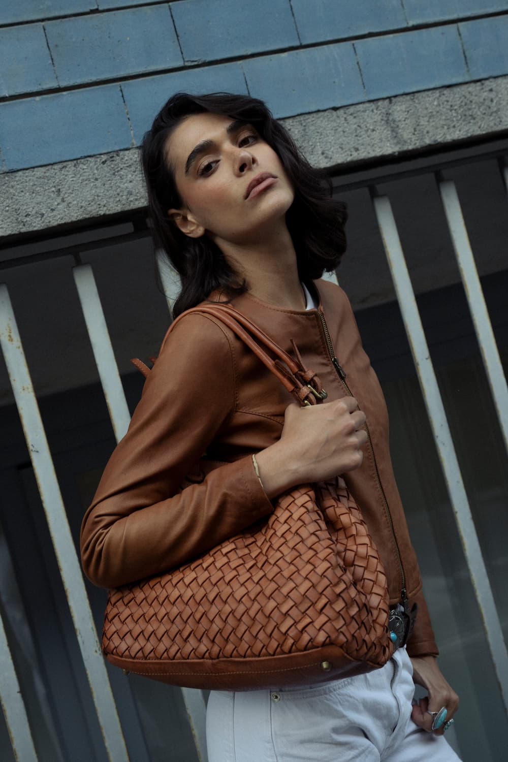 Irene Corto Gold Vintage giacca donna 100% vera pelle Made in Italy - Barone Firenze