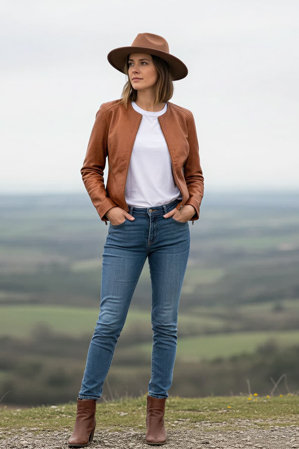 Irene Gold Vintage giacca donna 100% vera pelle Made in Italy - Barone Firenze