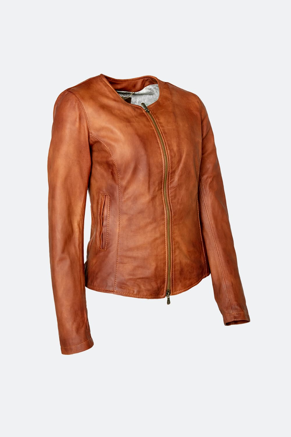 Irene Gold Vintage giacca donna 100% vera pelle Made in Italy - Barone Firenze