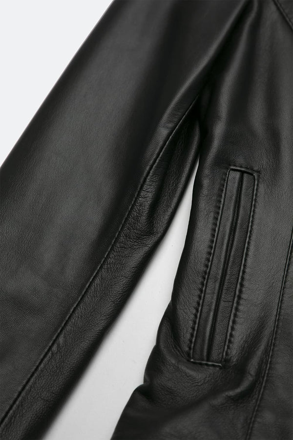 Irene Collo Chanel giacca donna 100% vera pelle Made in Italy - Barone Firenze