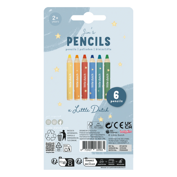 Little Dutch® Wooden Crayons