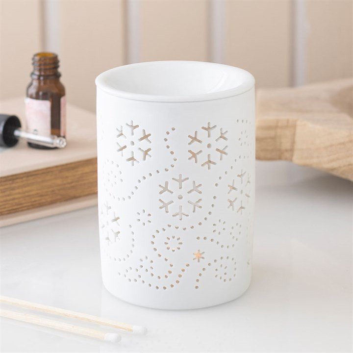 WHITE SNOWFLAKE DIFFUSER