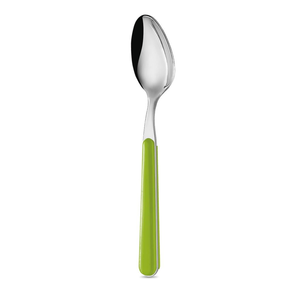 6 Table Spoons - Solid Green LD14107G
