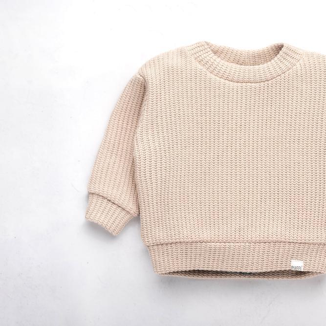 Jopa - Cable Knit Beige - PUFFI