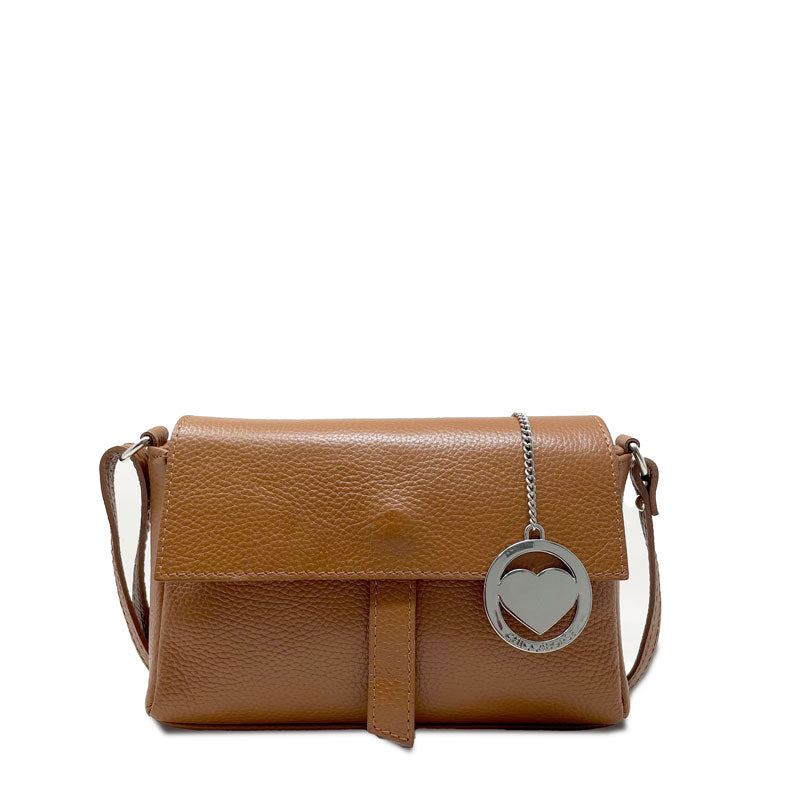 Small Women's Clutch Shoulder Bag in Dollar Leather - K071