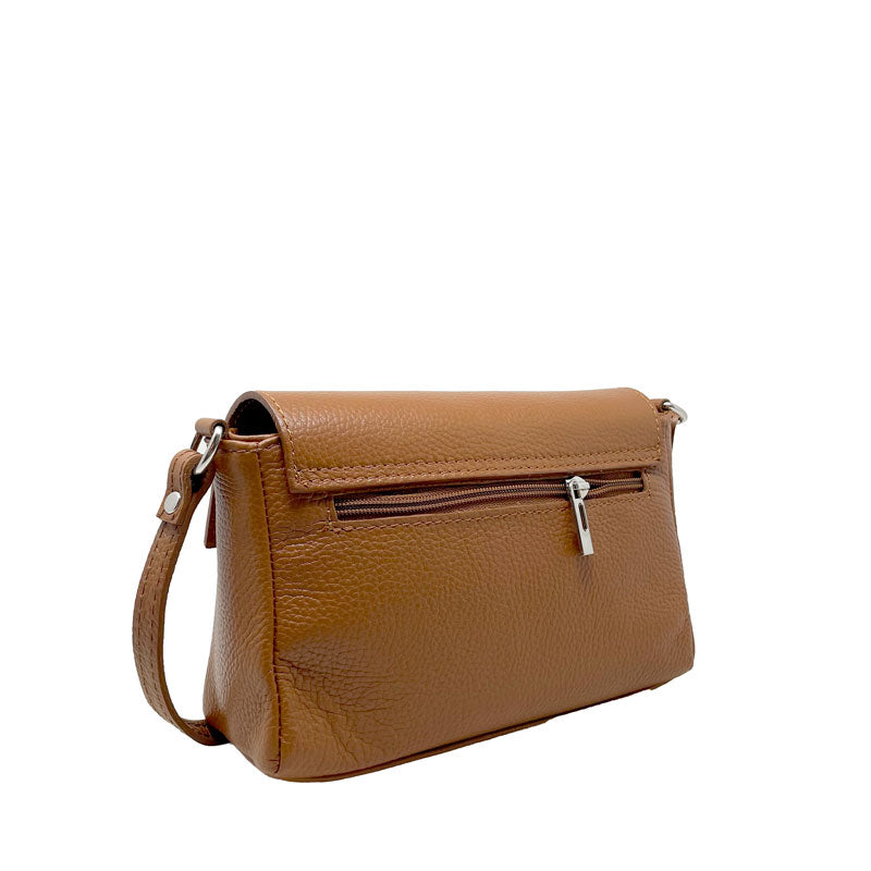 Small Women's Clutch Shoulder Bag in Dollar Leather - K071