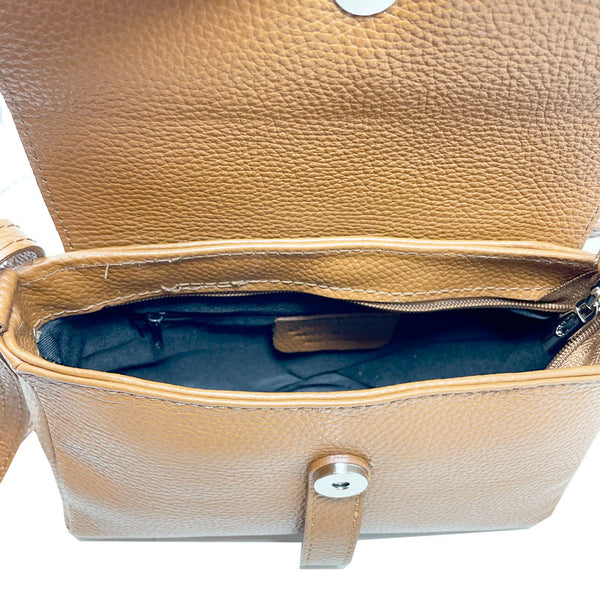 Small Women's Clutch Shoulder Bag in Dollar Leather - K071