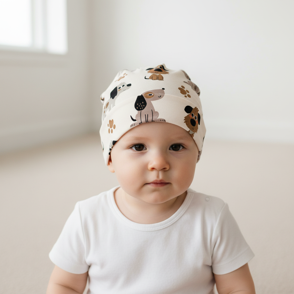 Double Layer Hat - Sweet Puppies