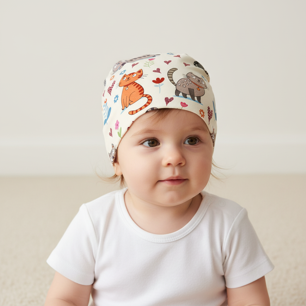 Double Layer Hat - Sweet Kittens