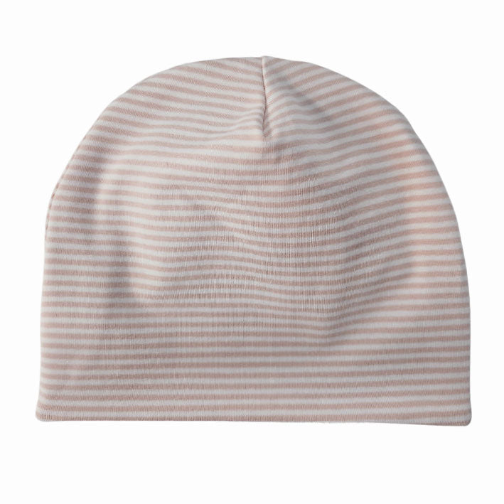 Two-Layer Hat - Pink and White Stripes