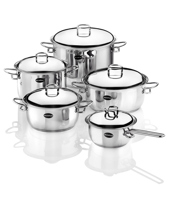KAREN COOKWARE SET - 10 ITEMS - SERAFINO ZANI
