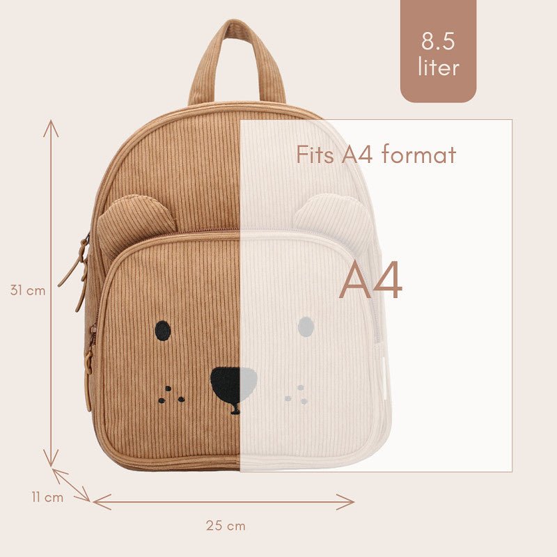 Kidzroom Otroški nahrbtnik Porto Beary Excited - PUFFI