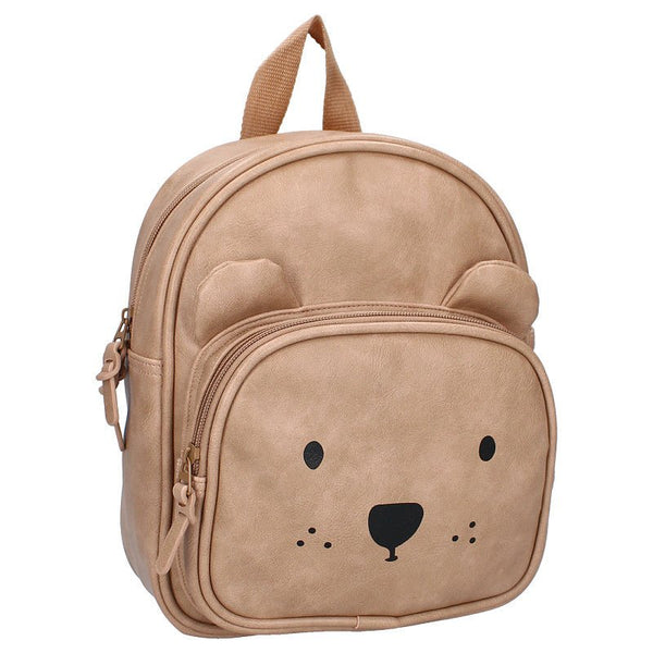 Kidzroom Otroški nahrbtnik Porto Beary Excited Sand - PUFFI