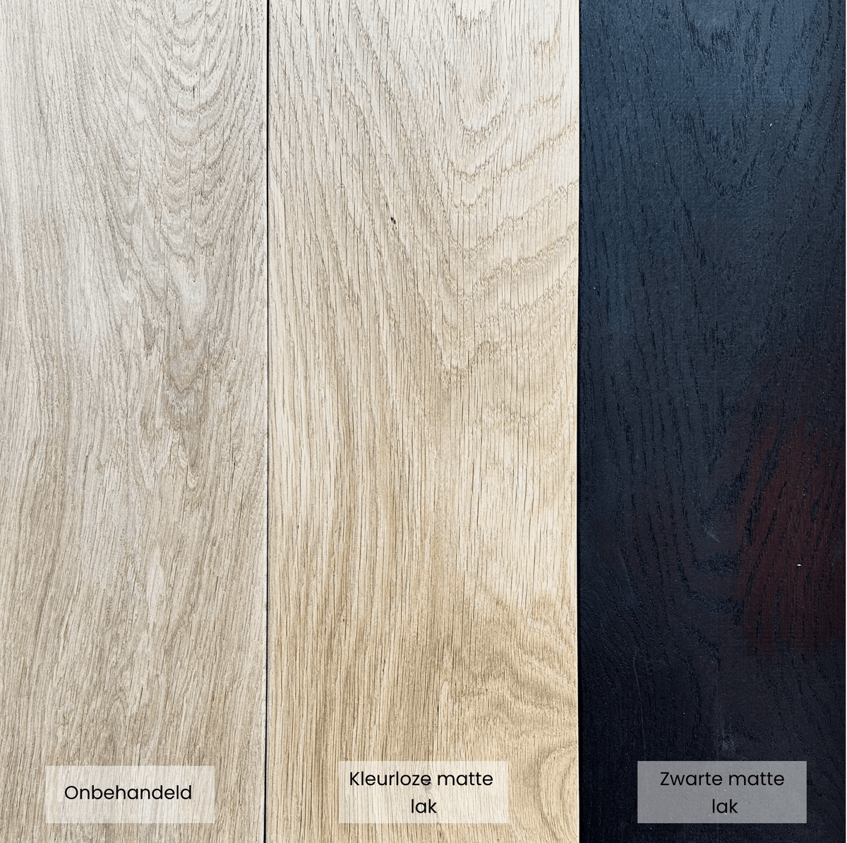 De Industriële Plankdragers met eiken plank - 25 cm