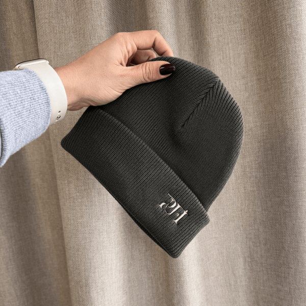 Knitted organic beanie - Green - PUFFI