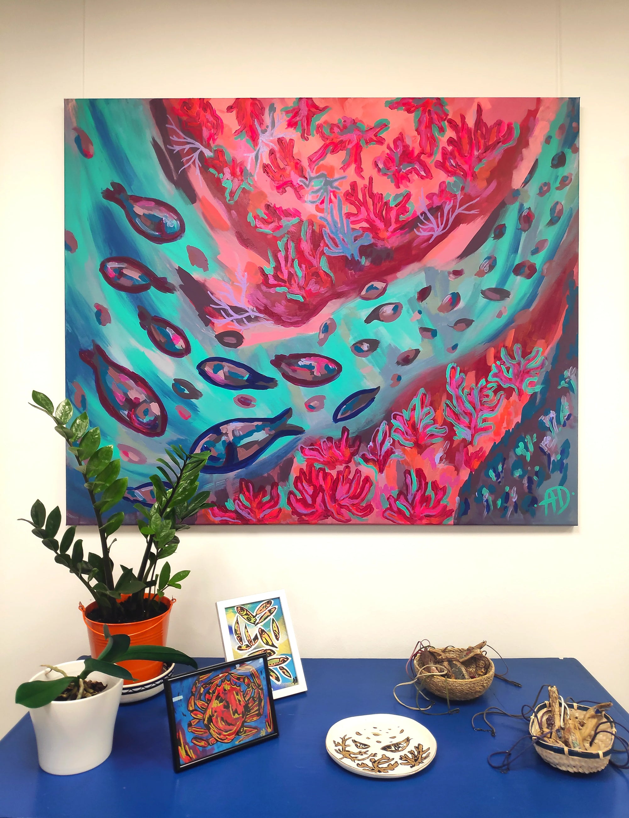 Coral reef II original painting
