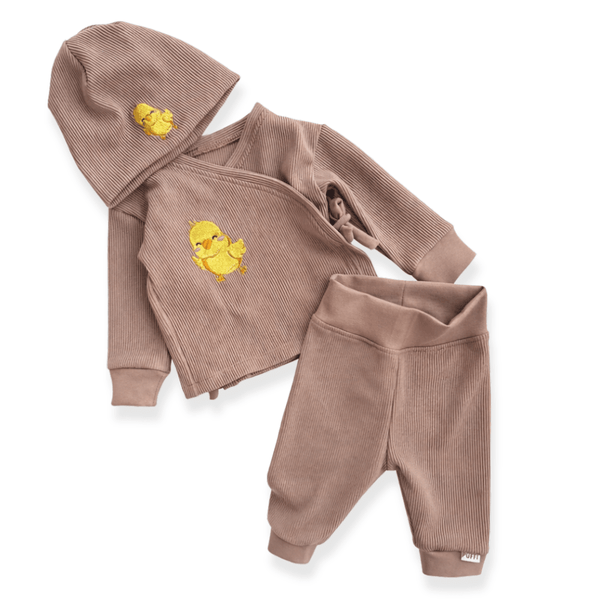 Komplet za dojenčka - Piščanček - PUFFI