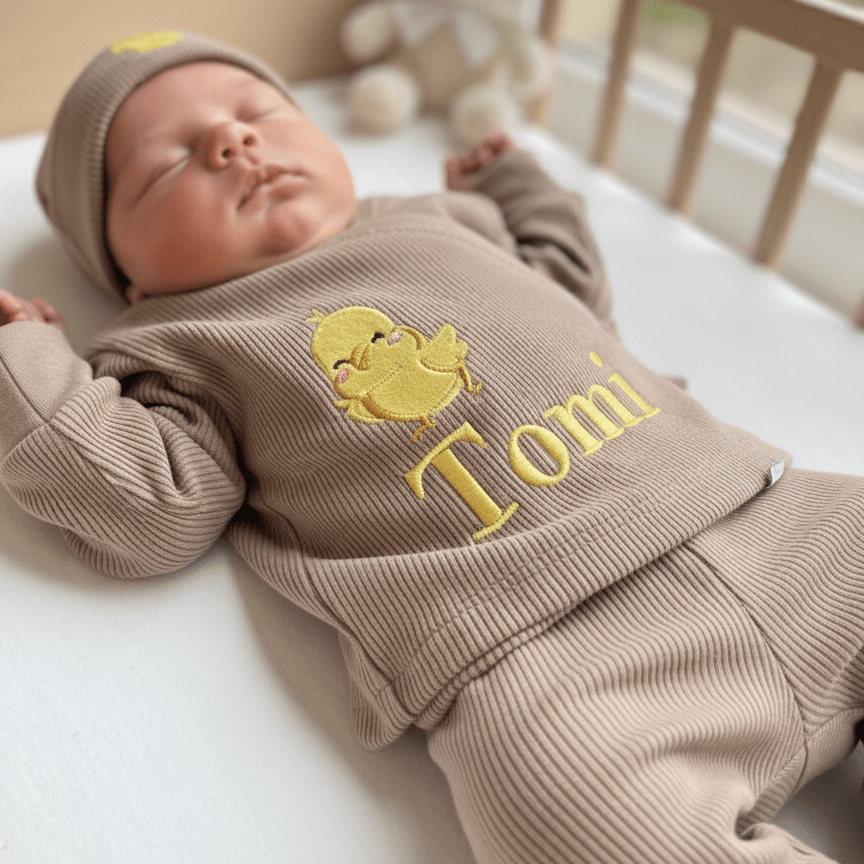 Komplet za dojenčka - Piščanček - PUFFI