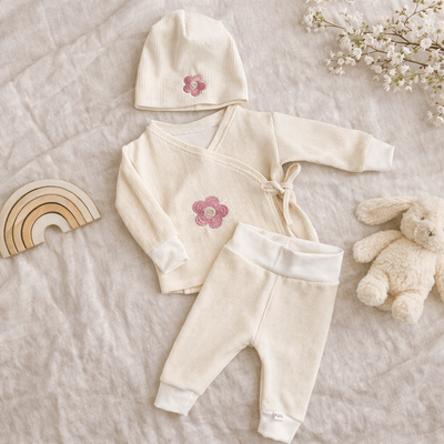 Komplet za dojenčka - Rožica - PUFFI