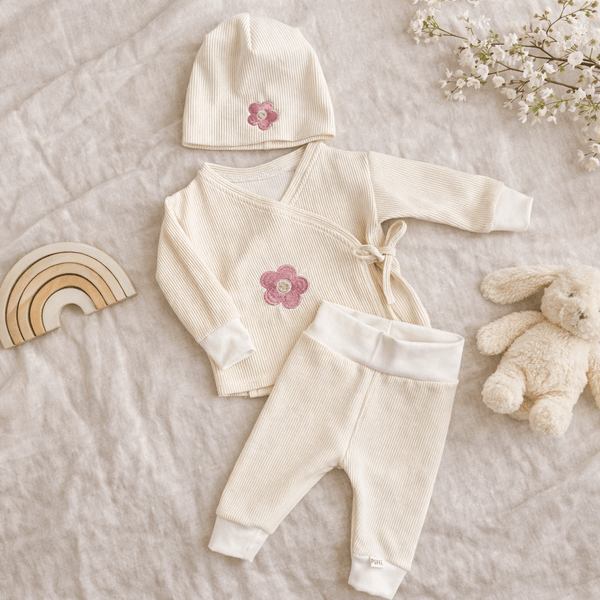 Komplet za dojenčka - Rožica - PUFFI