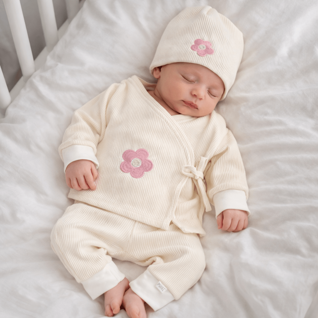 Komplet za dojenčka - Rožica - PUFFI