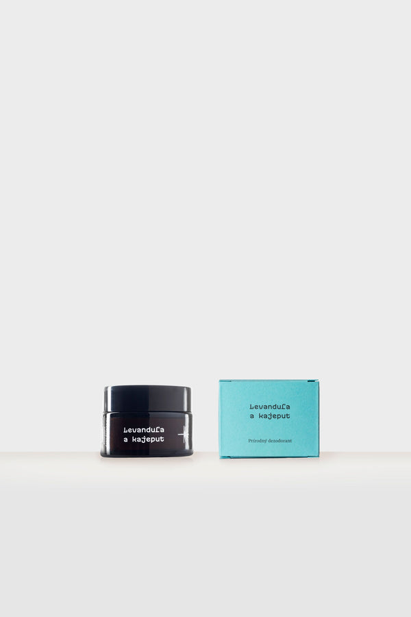 Krémový prírodný deodorant Levanduľa & Kajeput od Modrej Púpavy – jemný a upokojujúci deodorant