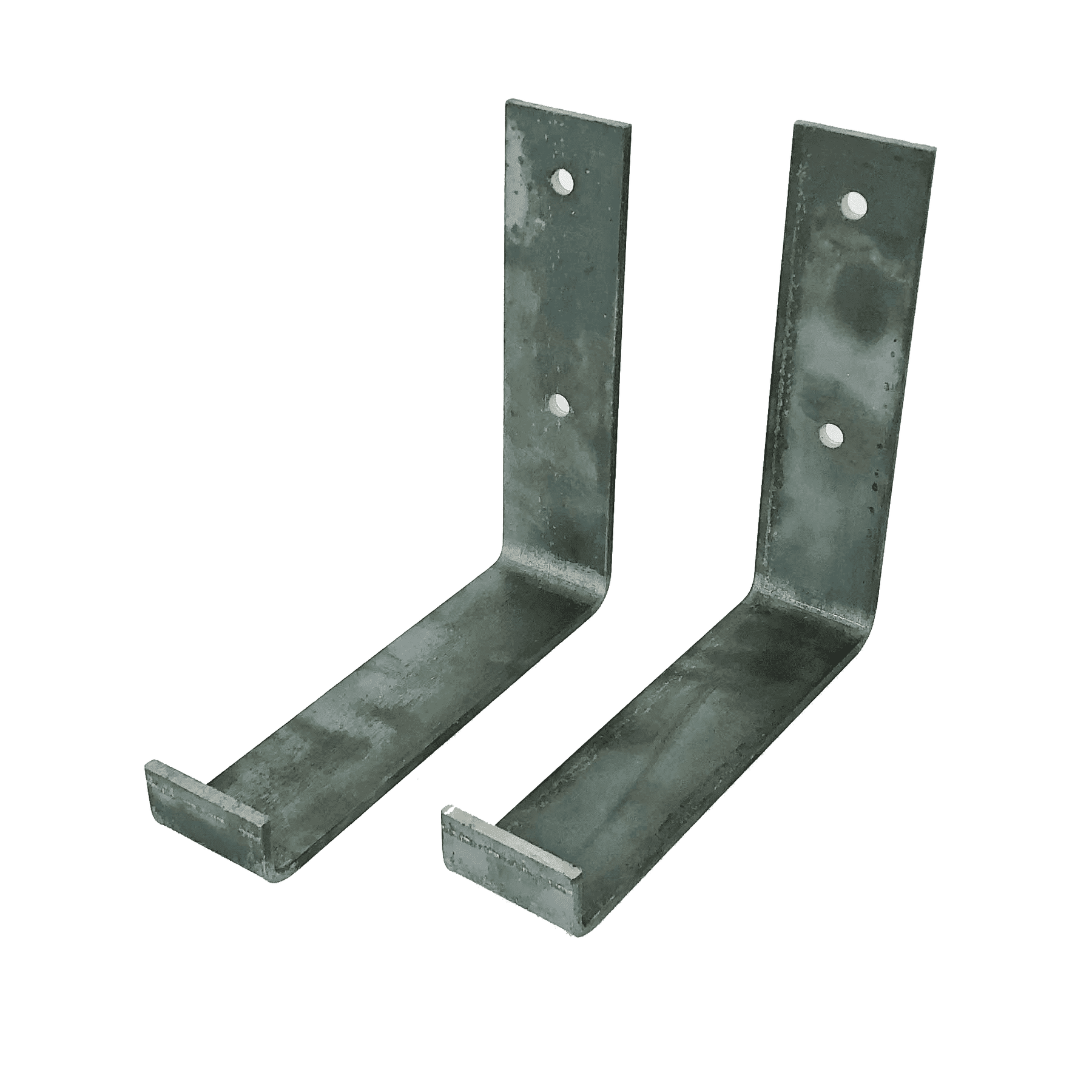 The Industrial L-shaped Shelf Brackets UP Without Coating – 15 cm