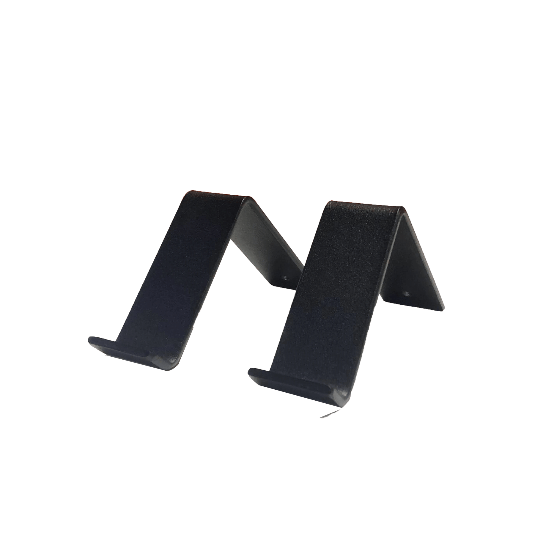 The Industrial L-Shaped Shelf Brackets Matte Black – 10 cm