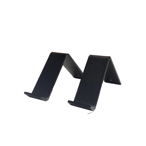 The Industrial L-Shaped Shelf Brackets Matte Black – 10 cm