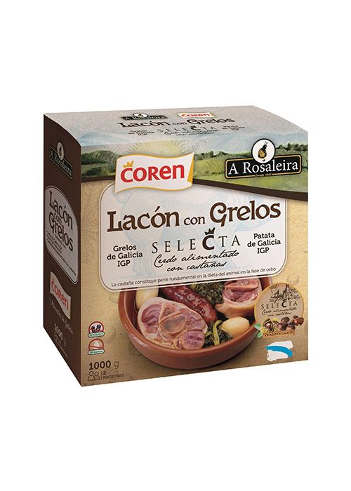 Lacón con grelos en conserva