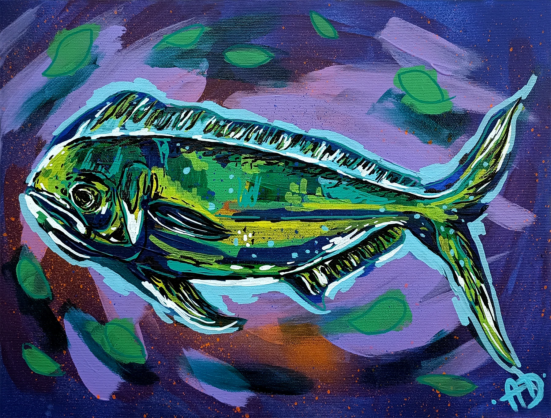 'Mahi Mahi' origineel schilderij