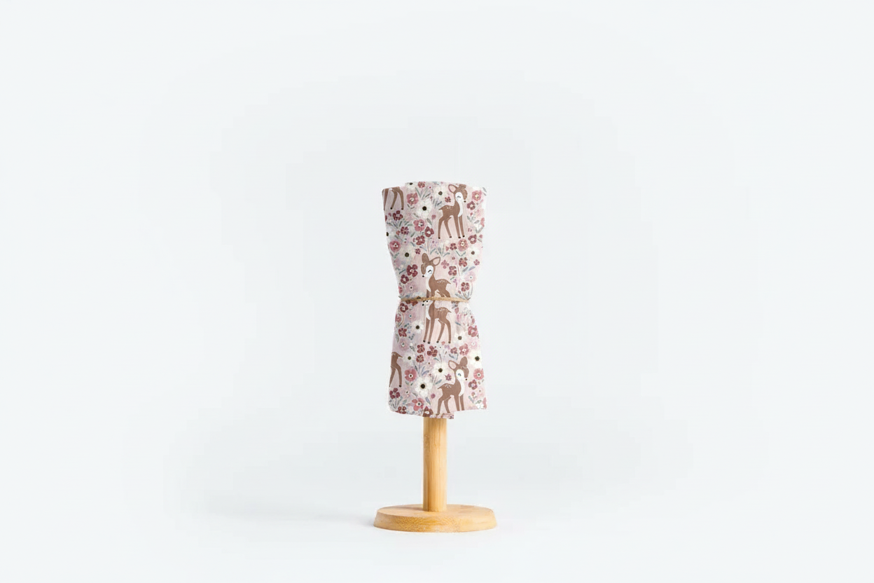 Children's Premium Muslin Tetra Diaper 65x65cm - Lane in Flowers
