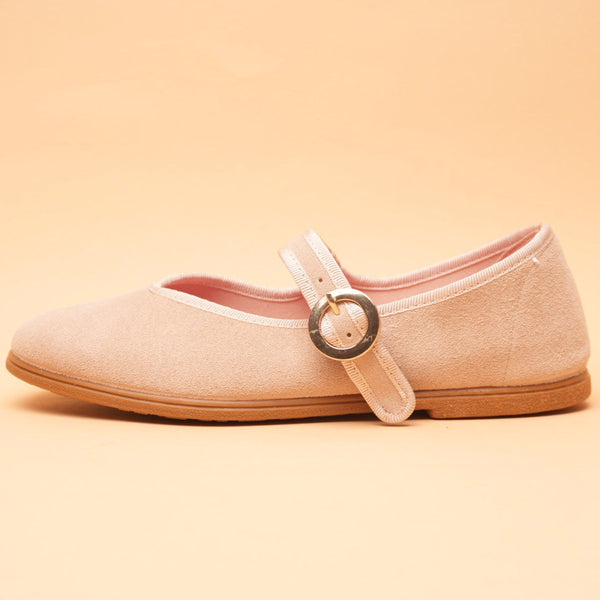 Mary-Jane Friulana V-neck Sand Leather