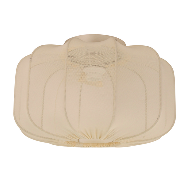 Deze crèmekleurige plafondlamp straalt Japandi-stijl uit. Perfect voor een serene en stijlvolle sfeer in elke kamer.