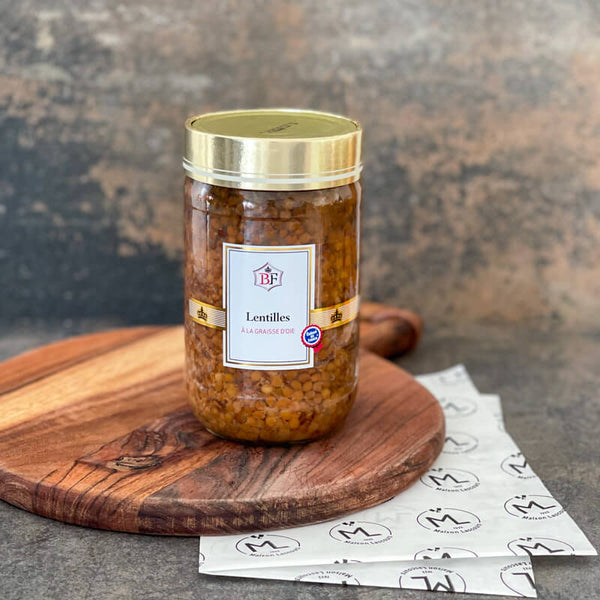 Lentilles au Graisse d'Oie