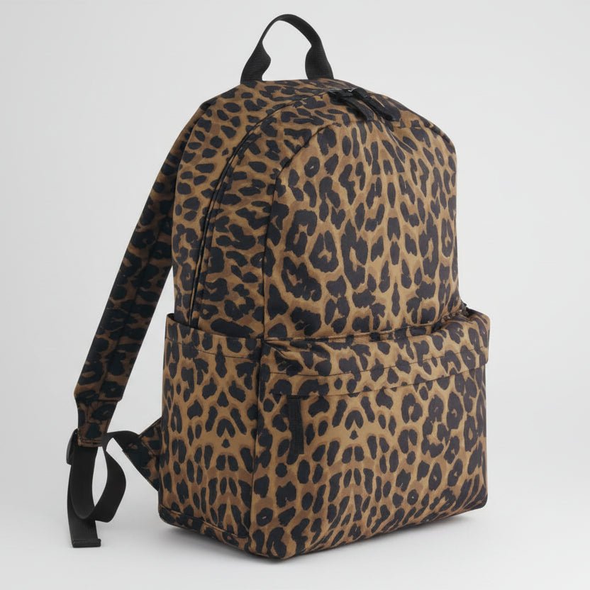 Leopard nahrbtnik z vezenjem - mini - PUFFI