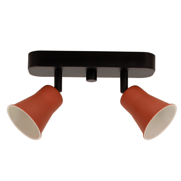 Detail van de zwarte plafondlamp Lisa met een strak ontwerp. Deze lamp is een perfecte aanvulling voor moderne interieurs.