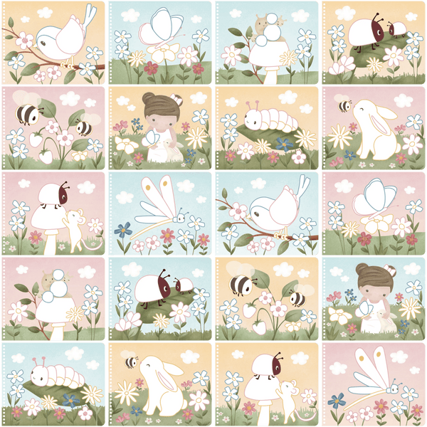 Little Dutch® Čarobna pobarvanka Rosa & Friends - PUFFI