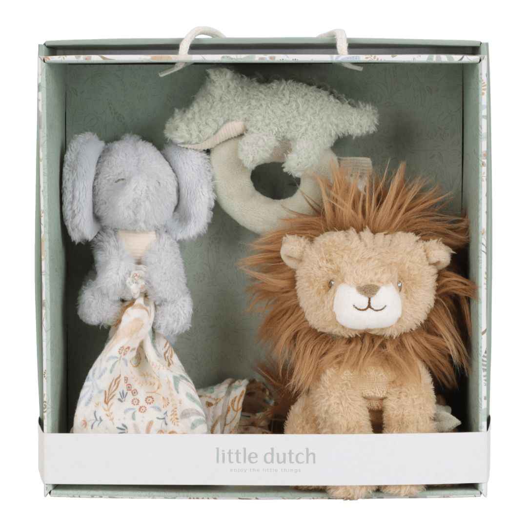 Little Dutch Darilni paket Safari Friends - PUFFI