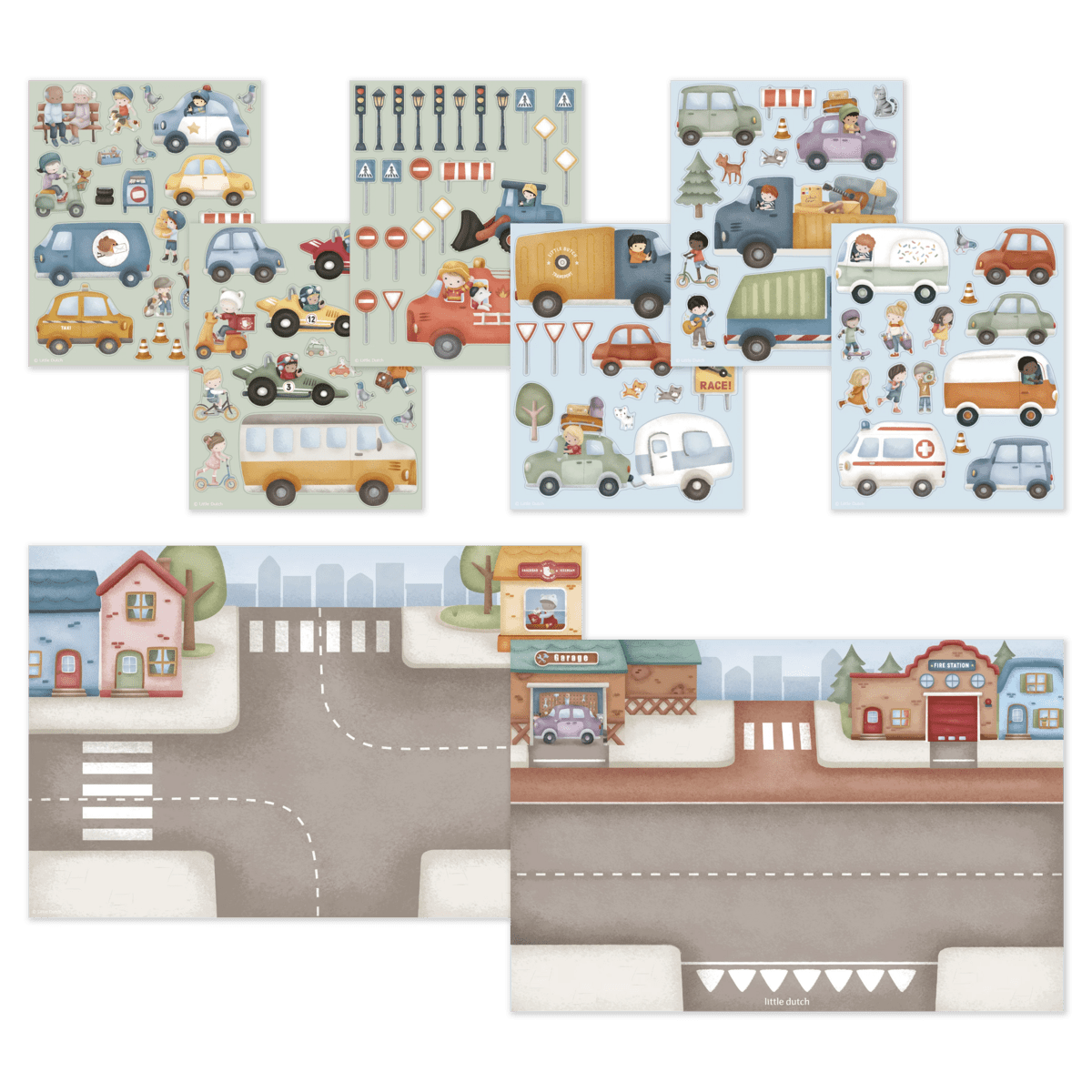 Little Dutch® Knjižica z nalepkami Jim & Friends - PUFFI