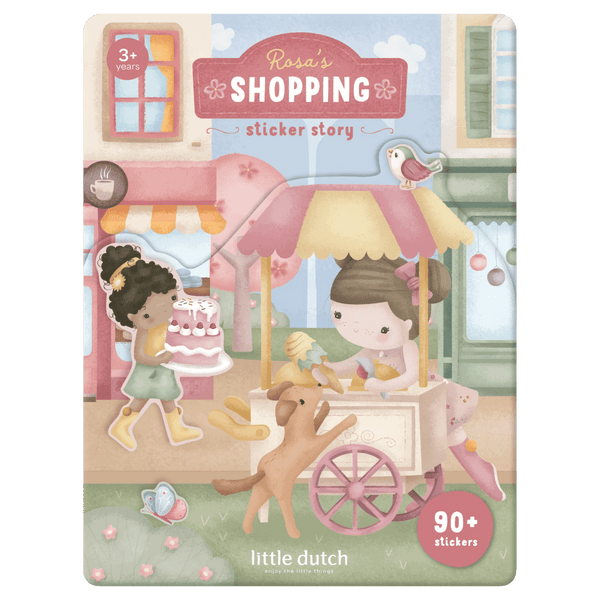 Little Dutch® Knjižica z nalepkami Rosa & Friends - PUFFI