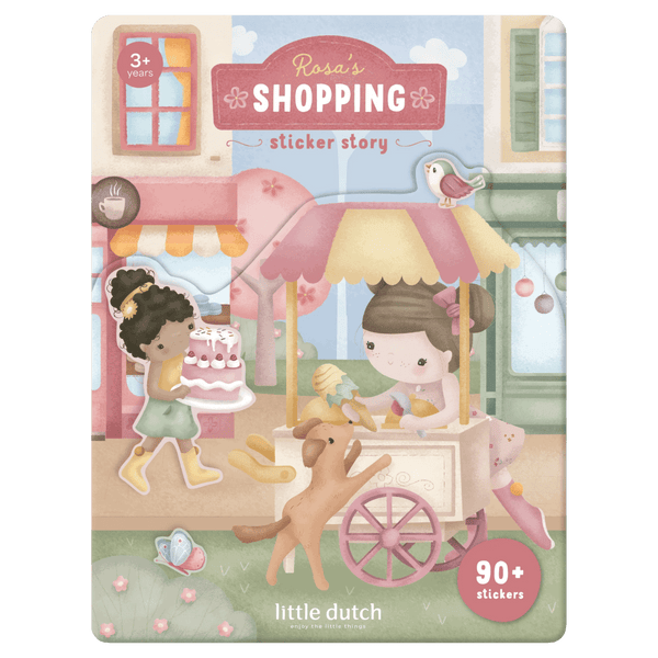 Little Dutch® Knjižica z nalepkami Rosa & Friends - PUFFI