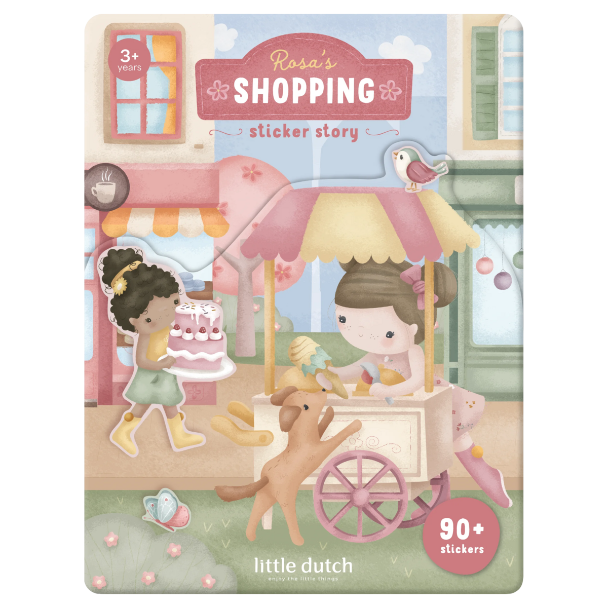 Little Dutch® Libro de Pegatinas Rosa y Amigos