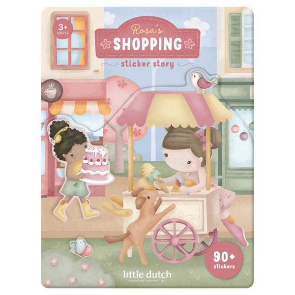 Little Dutch® Libro de Pegatinas Rosa y Amigos