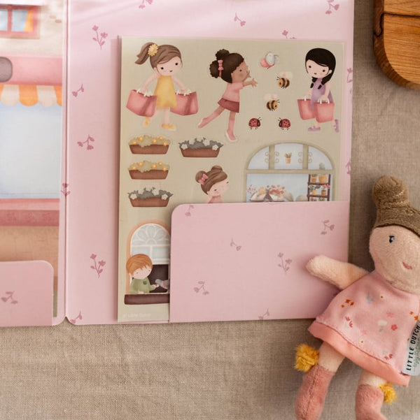 Little Dutch® Libro de Pegatinas Rosa y Amigos